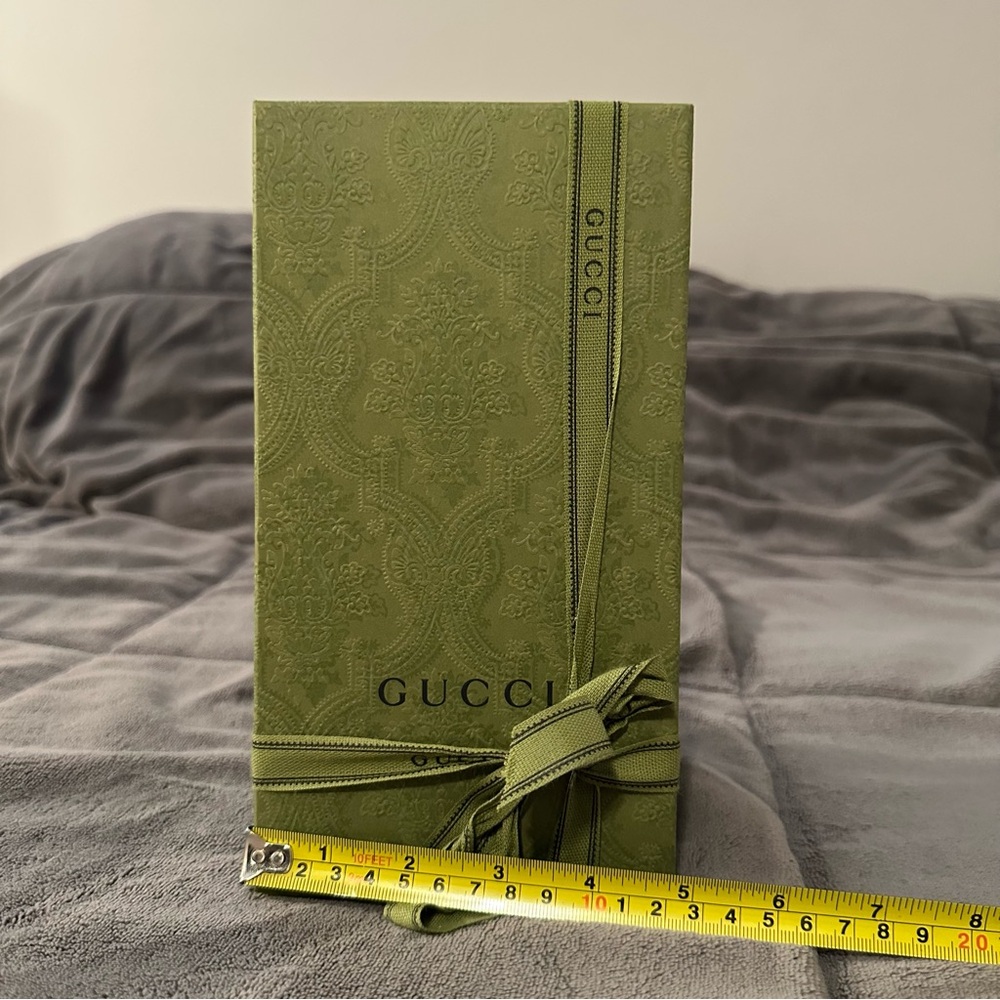 Gucci Green Embossed Gift Box